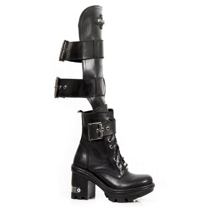 'Bottes hautes' Noir New Rock M-NEOTYRE14-S1