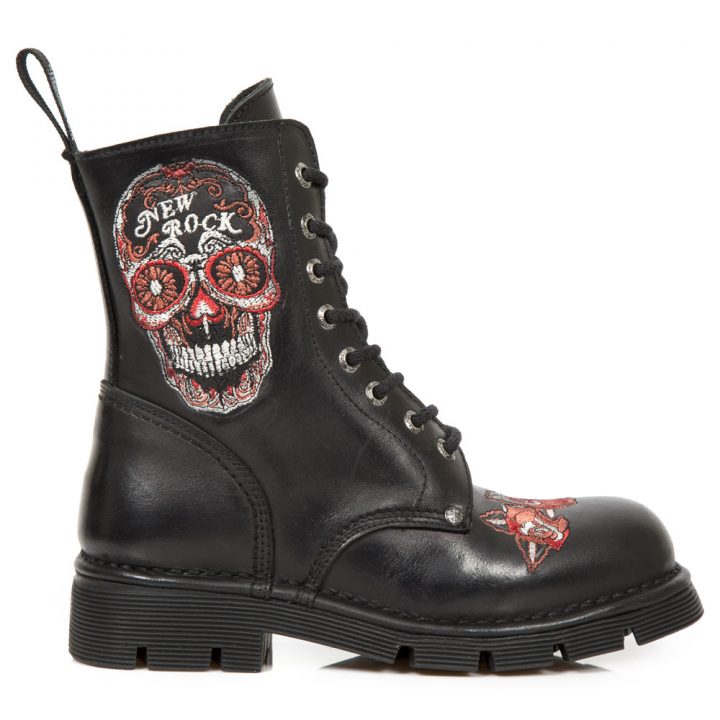 Bottines Noir New Rock M-NEWMILI117-S1 – Image 2
