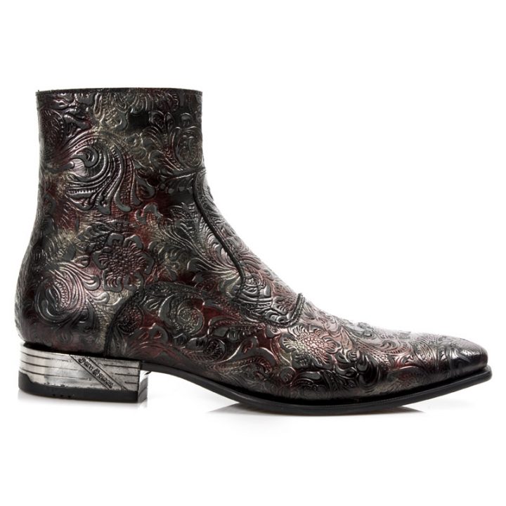 Bottines Rouge New Rock M-NW121-S23