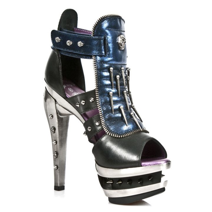 Bottines Bleu, Noir New Rock M-ROCKS302-R3 – Image 5