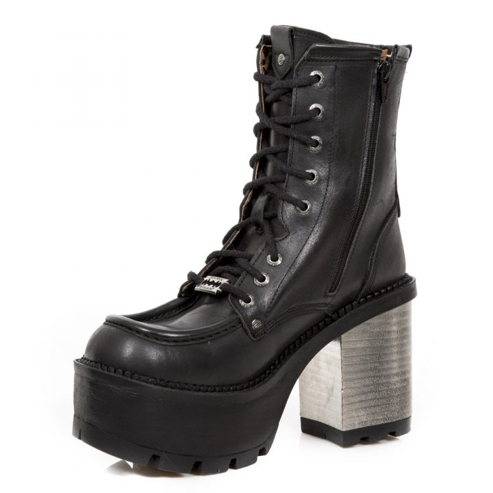 Bottines Noir New Rock M-SEVE06-S1 – Image 4