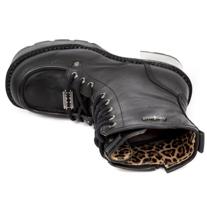 Bottines Noir New Rock M-SEVE06-S1 – Image 7
