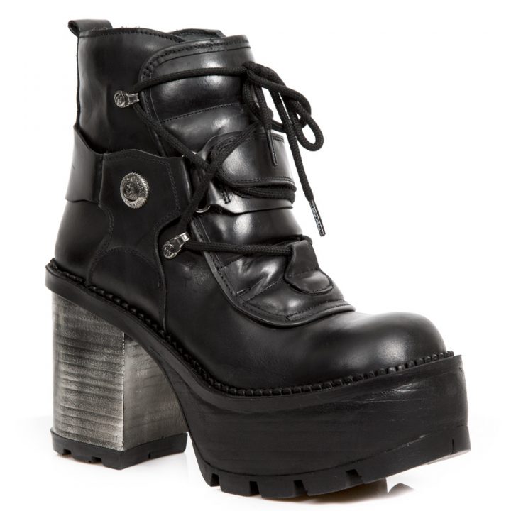Bottines Noir New Rock M-SEVE37-R1 – Image 3