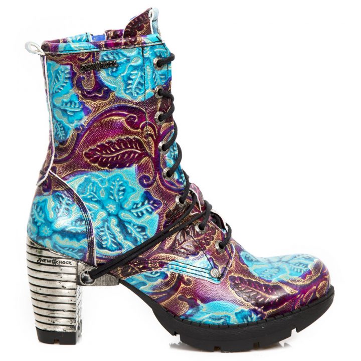 Bottines Bleu, Cuivre New Rock M-TR001-S53 – Image 2