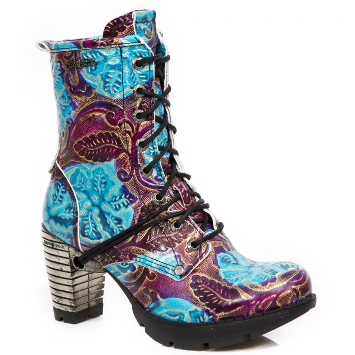 Bottines Bleu, Cuivre New Rock M-TR001-S53 – Image 3