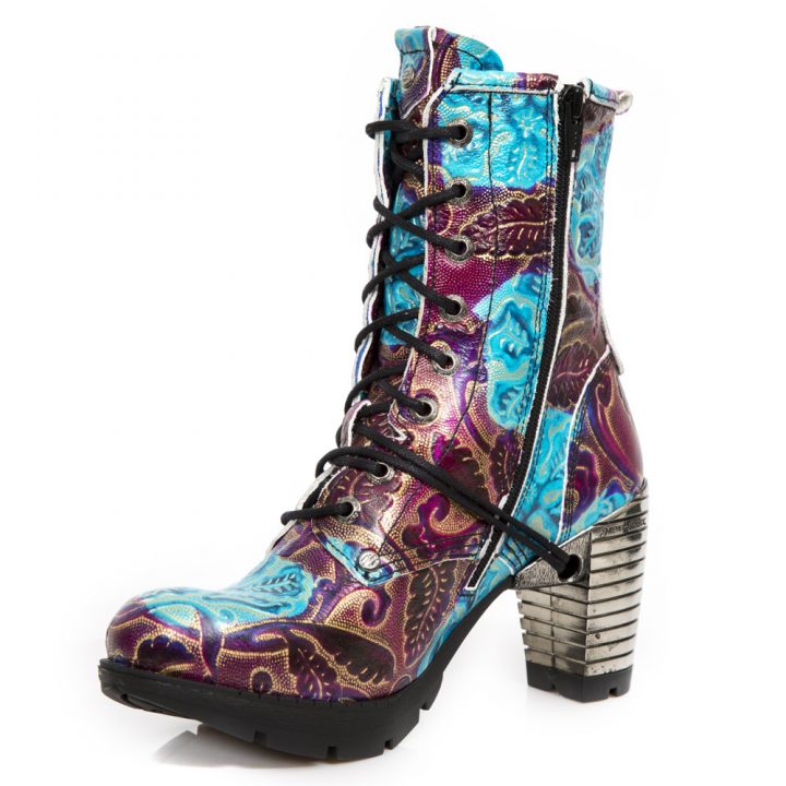 Bottines Bleu, Cuivre New Rock M-TR001-S53 – Image 5