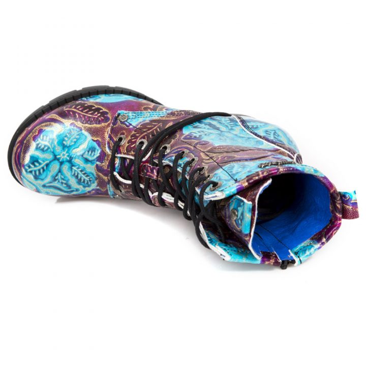Bottines Bleu, Cuivre New Rock M-TR001-S53 – Image 8