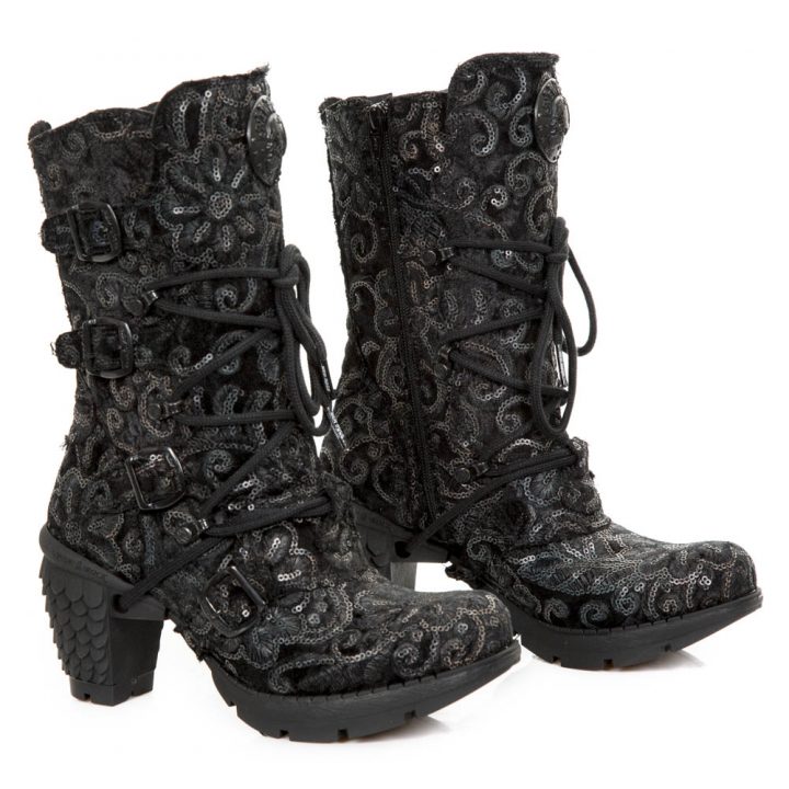 Bottines Noir New Rock M-TR003-S30
