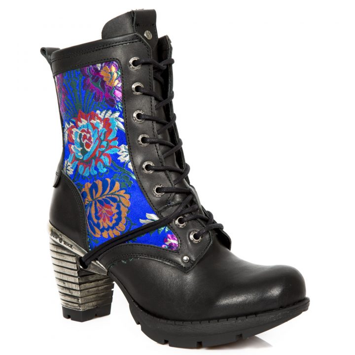 Bottines Bleu, Noir New Rock M-TR037-S5 – Image 3