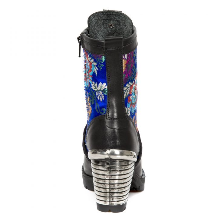 Bottines Bleu, Noir New Rock M-TR037-S5 – Image 6
