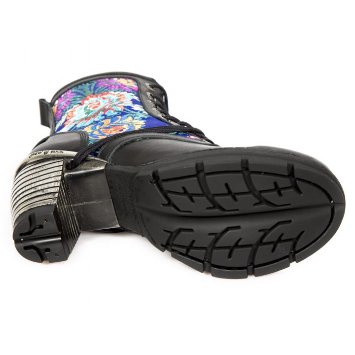 Bottines Bleu, Noir New Rock M-TR037-S5 – Image 7