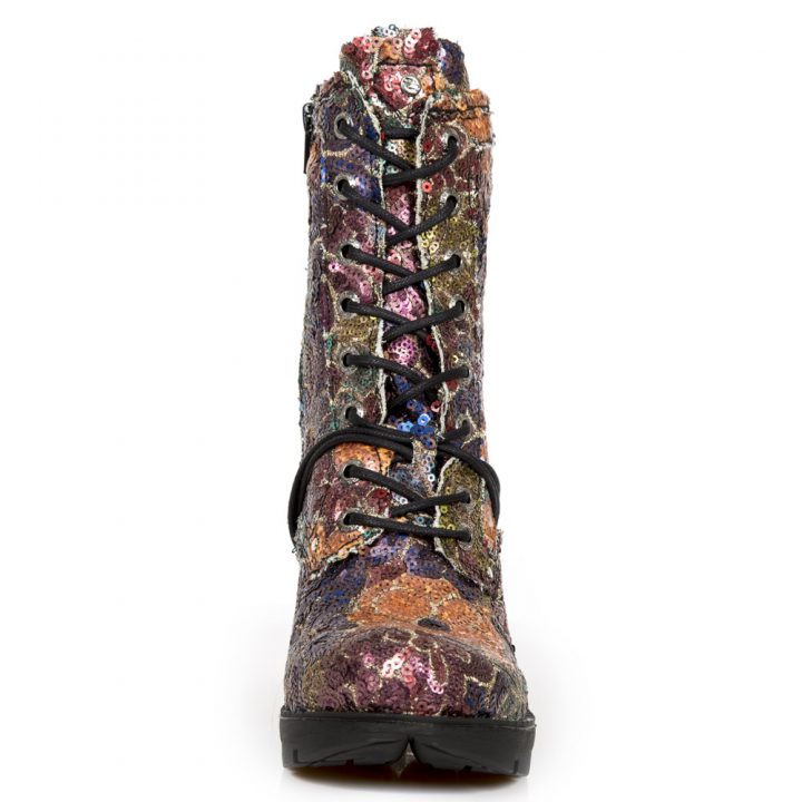 Bottines Cuivre, Orange, Rose New Rock M-TR037-S7 – Image 4