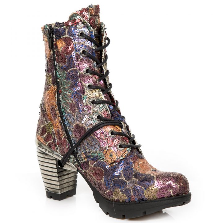 Bottines Cuivre, Orange, Rose New Rock M-TR037-S7 – Image 5