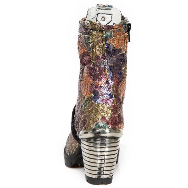 Bottines Cuivre, Orange, Rose New Rock M-TR037-S7 – Image 6