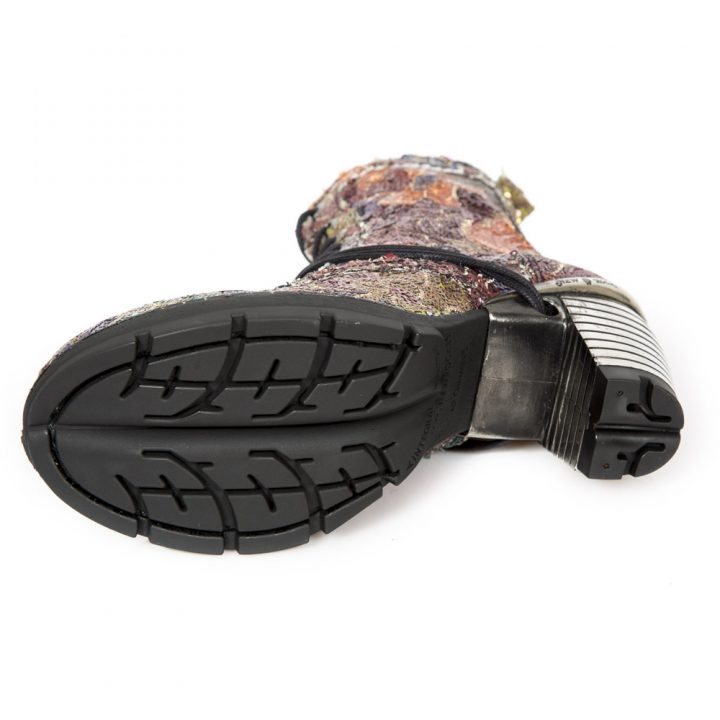 Bottines Cuivre, Orange, Rose New Rock M-TR037-S7 – Image 7