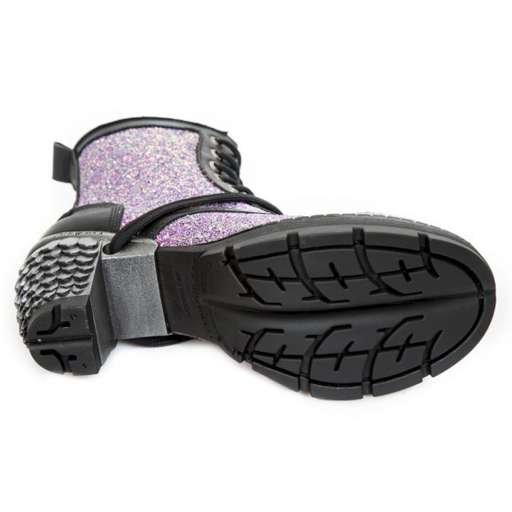 Bottines Lilas, Noir New Rock M-TR037B-S4 – Image 6