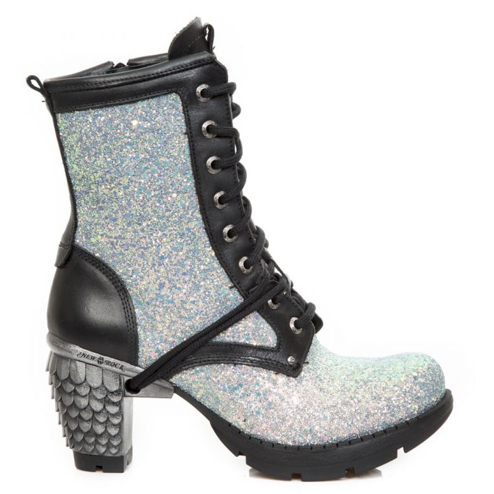 Bottines Noir, Vert New Rock M-TR037B-S5