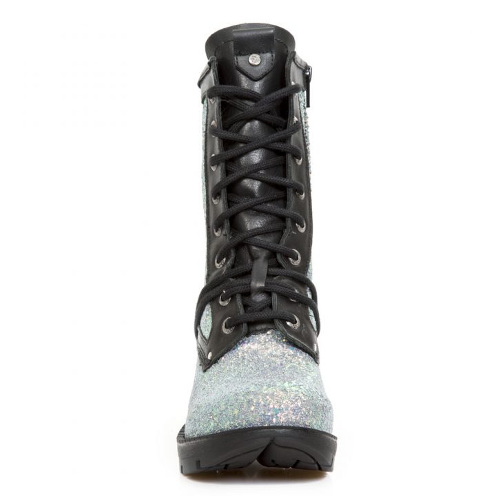 Bottines Noir, Vert New Rock M-TR037B-S5 – Image 3