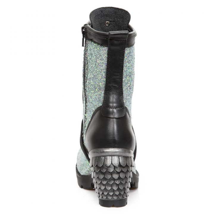 Bottines Noir, Vert New Rock M-TR037B-S5 – Image 5