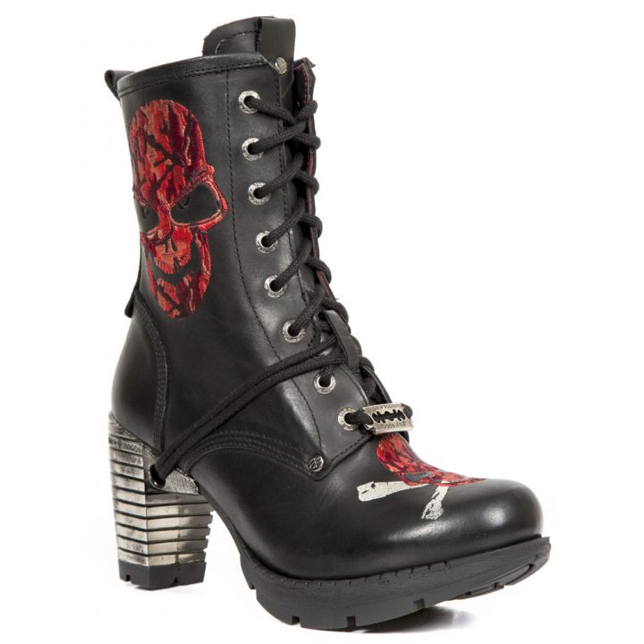 Bottines Acier, Noir New Rock M-TR079-S2 – Image 4