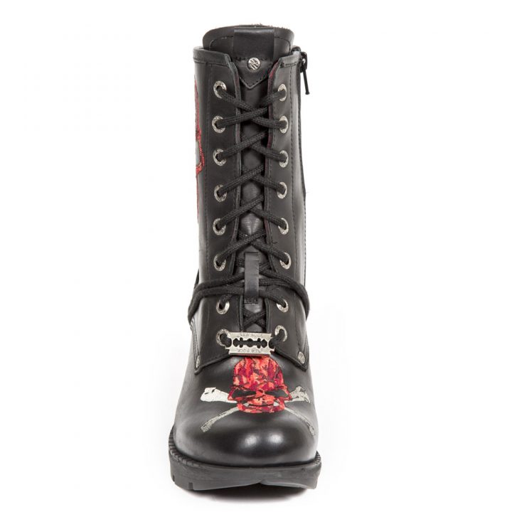Bottines Acier, Noir New Rock M-TR079-S2 – Image 5