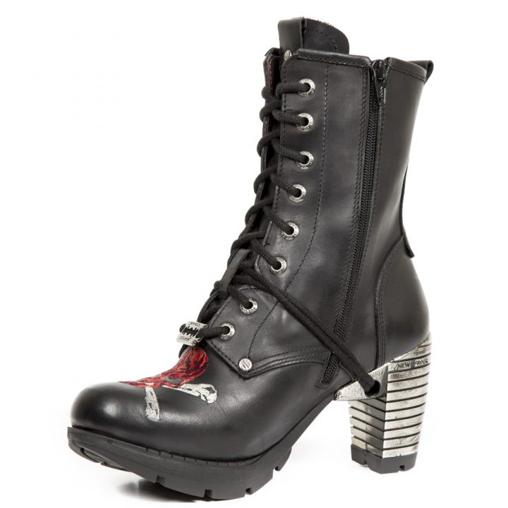Bottines Acier, Noir New Rock M-TR079-S2 – Image 6