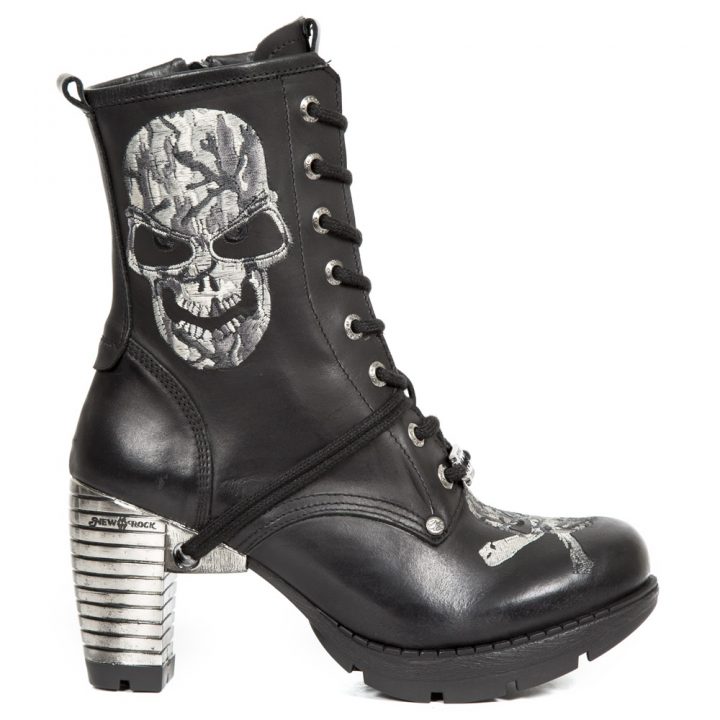 Bottines Acier, Noir New Rock M-TR079-S4 – Image 3