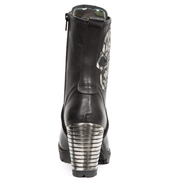 Bottines Acier, Noir New Rock M-TR079-S4 – Image 6