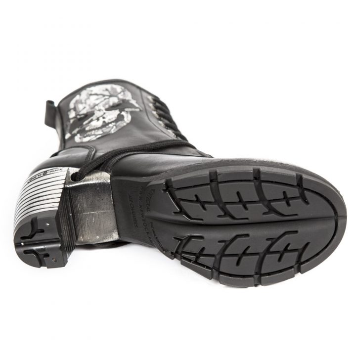 Bottines Acier, Noir New Rock M-TR079-S4 – Image 7