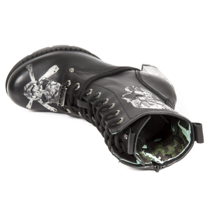 Bottines Acier, Noir New Rock M-TR079-S4 – Image 8