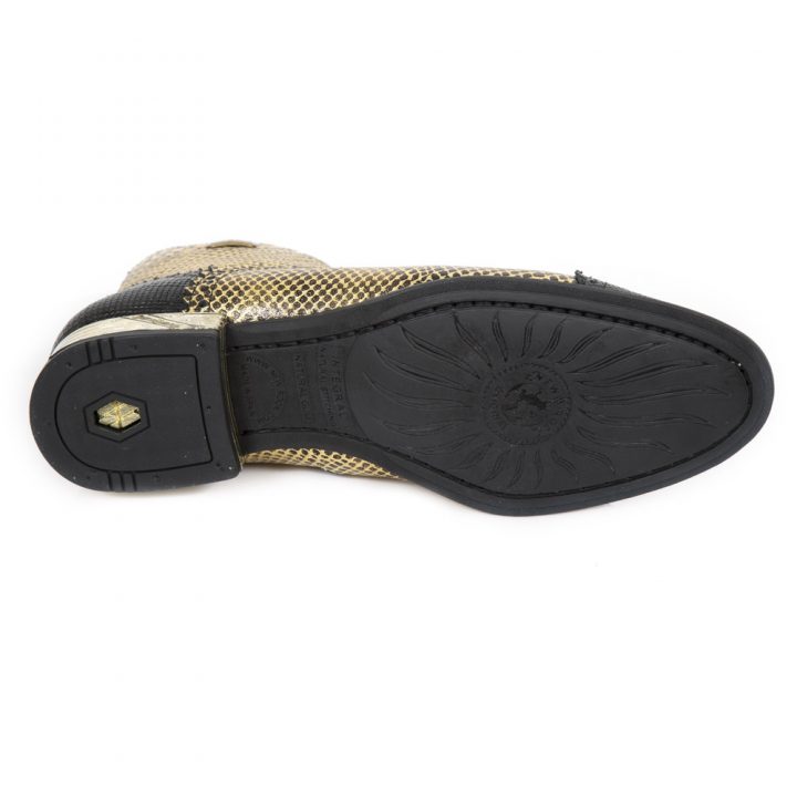 Bottines Noir, Or New Rock M-VIP96005-S6 – Image 6