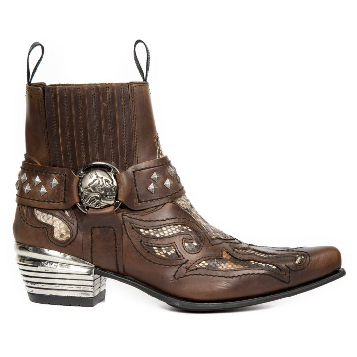 Bottines Marron New Rock M-WST005-S6