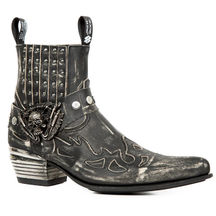 Bottines Noir New Rock M-WST045-S1 – Image 3