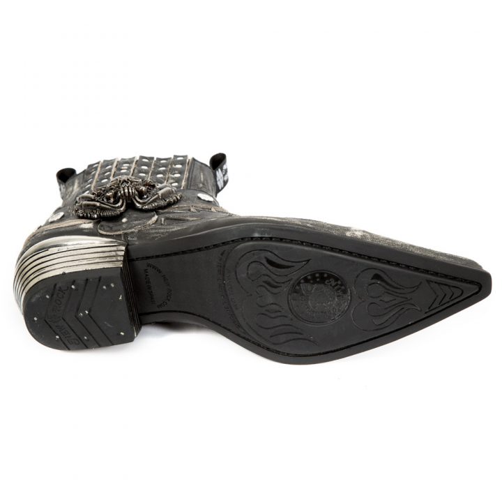 Bottines Noir New Rock M-WST045-S1 – Image 7