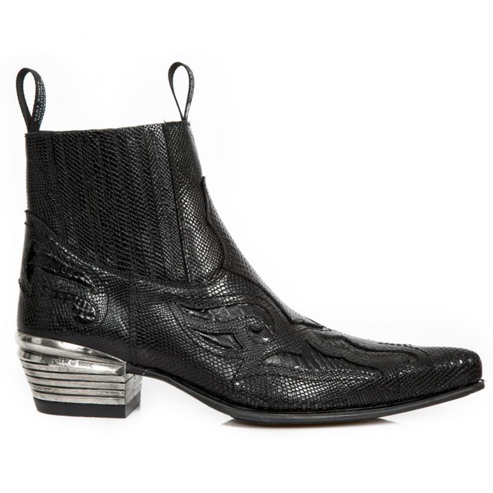 Bottines Noir New Rock M-WST048-S1
