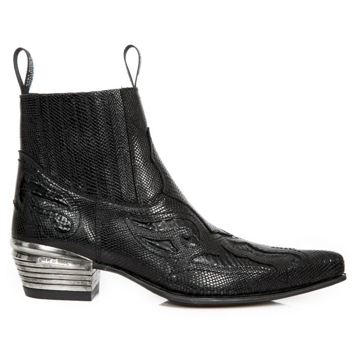 Bottines Noir New Rock M-WST048-S1 – Image 2