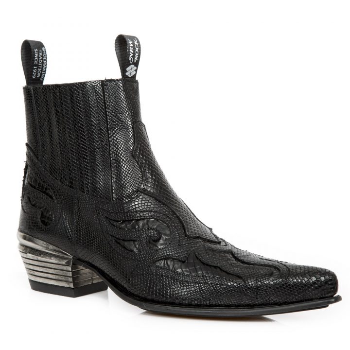 Bottines Noir New Rock M-WST048-S1 – Image 3