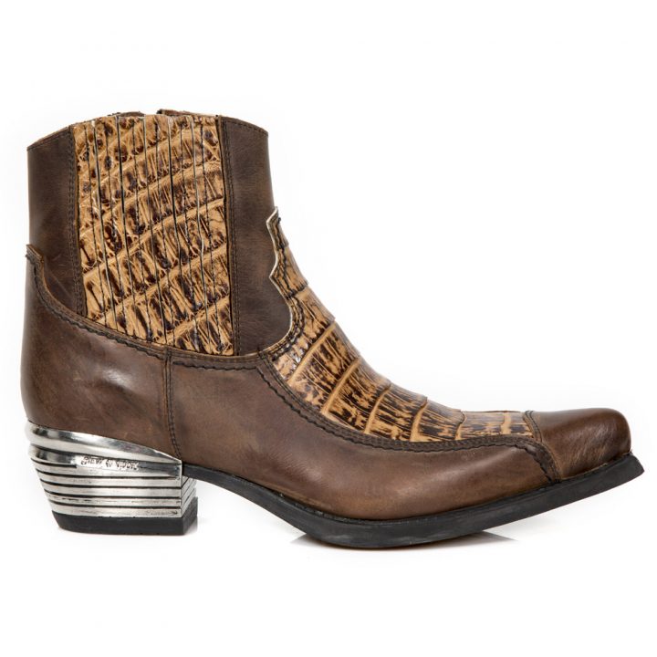 Bottines Marron New Rock M-WST054-S2