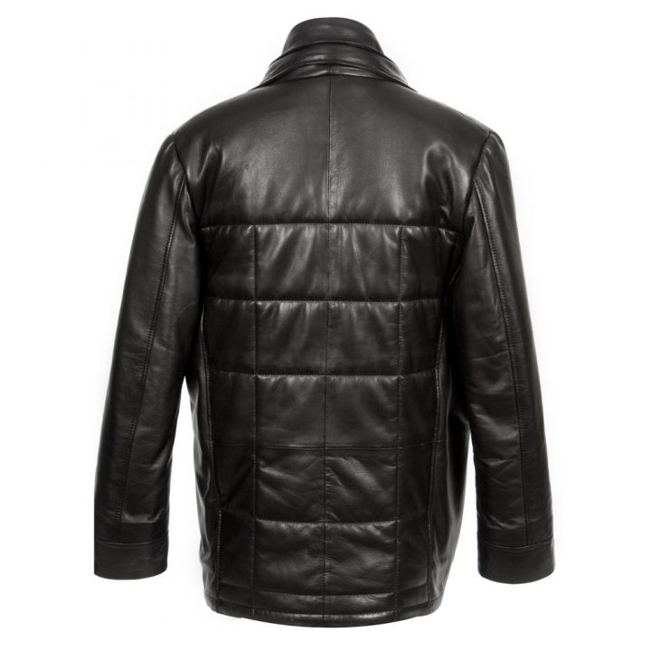 W.NRH02-R1 NAPA NEGRA PERFORADO NEGRO MEN JACKET – Image 3