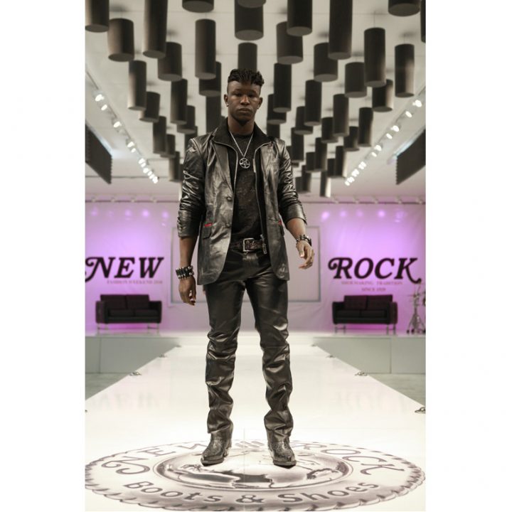 W.NRH03-R1 NAPA NEGRA  RED LEATHER MEN JACKET