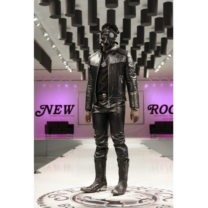 W.NRH043-R1 BOX PLANE ROADSTAR NEGRO MEN JACKET – Image 2