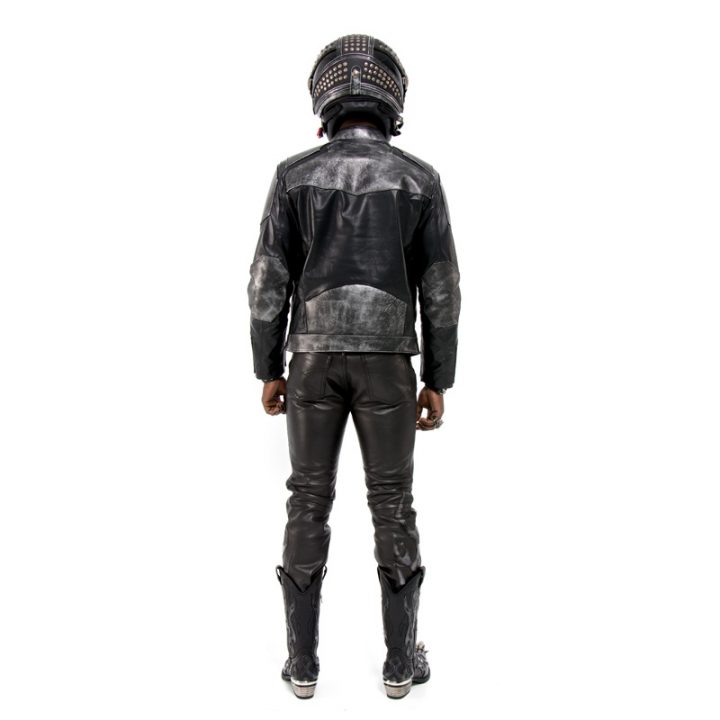 W.NRH043-R1 BOX PLANE ROADSTAR NEGRO MEN JACKET – Image 6