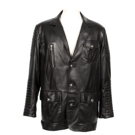 W.NRH05-R1 ANILINA NEGRO MEN JACKET