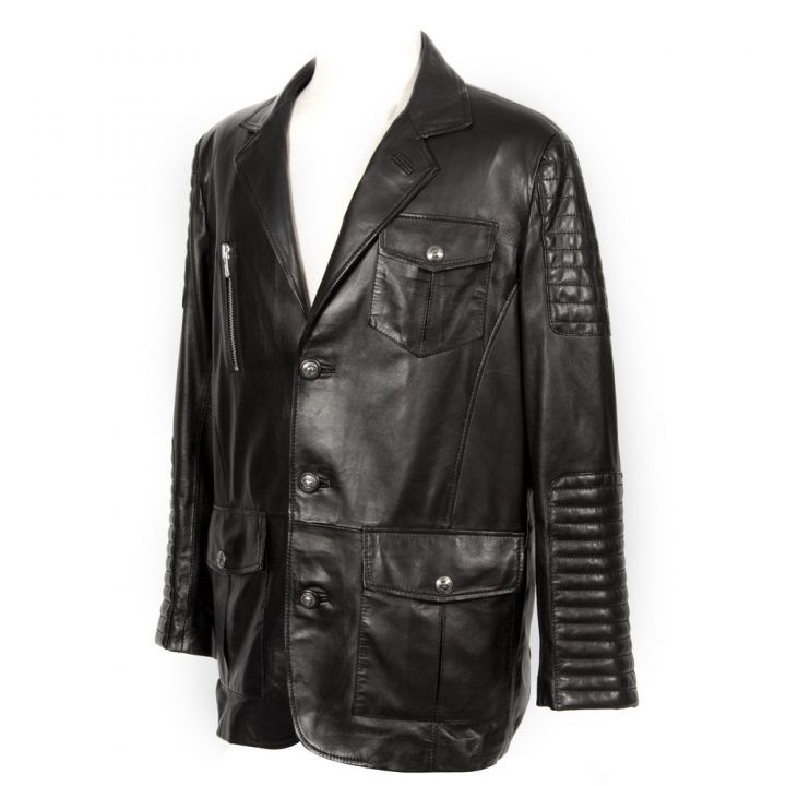 W.NRH05-R1 ANILINA NEGRO MEN JACKET – Image 2
