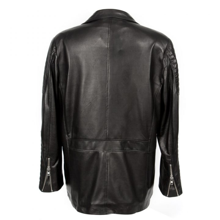 W.NRH05-R1 ANILINA NEGRO MEN JACKET – Image 3