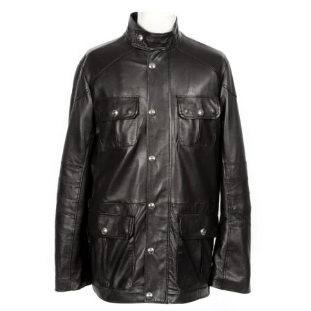 W.NRH12-R1 NAPA NEGRO MEN LEATHER JACKET