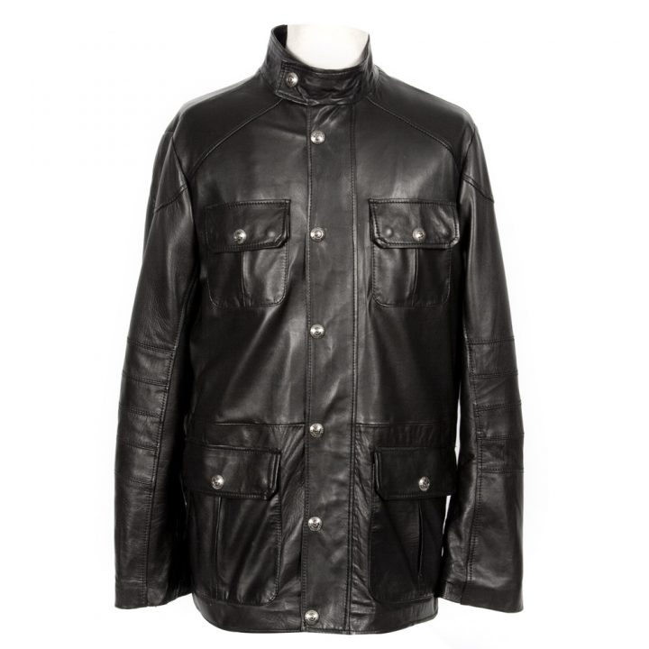 W.NRH12-R1 NAPA NEGRO MEN LEATHER JACKET