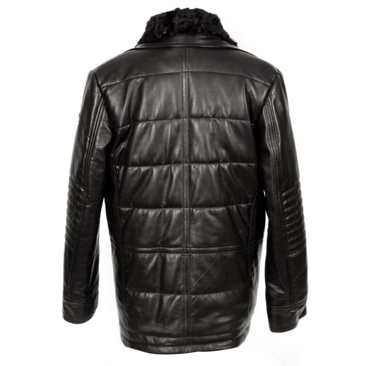 W.NRH13-R1 ANILINA NEGRO MEN JACKET – Image 3