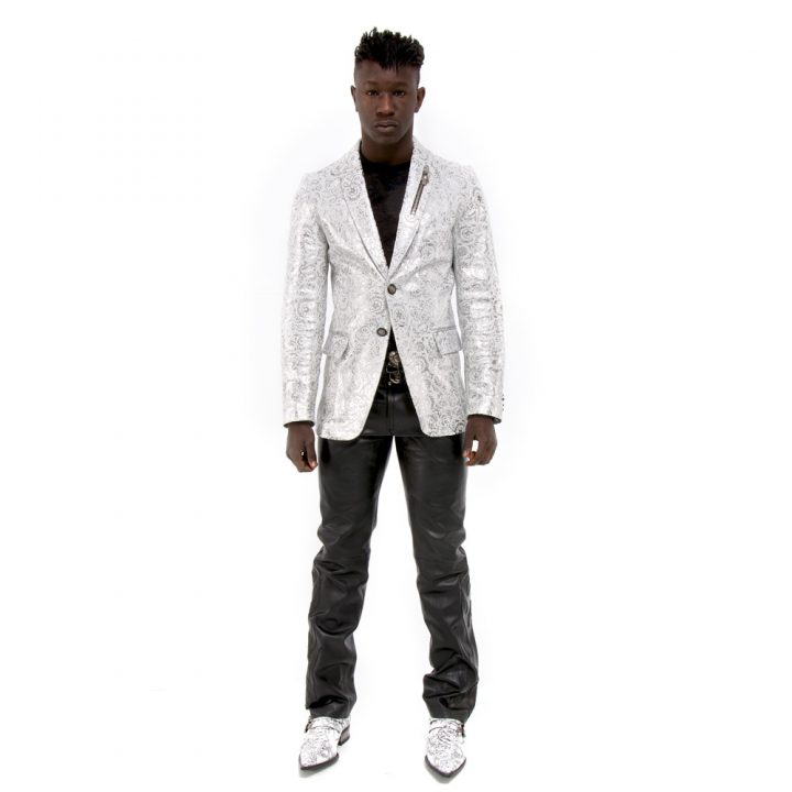 W.NRH41-R2 JACKET  NAPA VINTAGE FLOWER BLANCO – Image 2