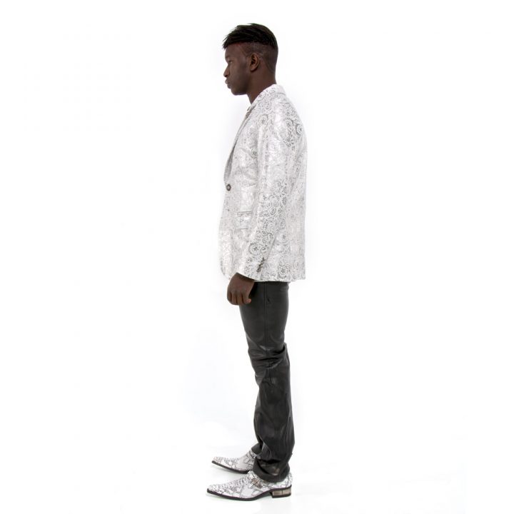 W.NRH41-R2 JACKET  NAPA VINTAGE FLOWER BLANCO – Image 3
